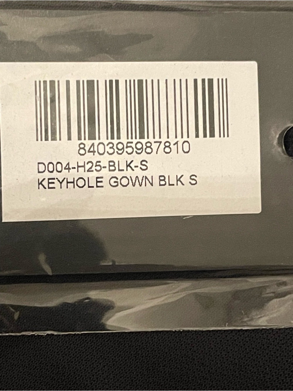KHY Women's Black Keyhole Gown - Picture 10 of 10